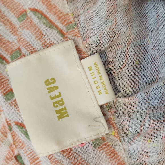 Maeve Lena Yarn Dyed Tunic Size Medium - Picture 12 of 15